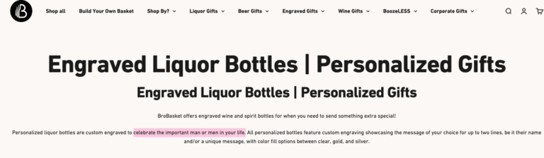 engraved liquor bottles